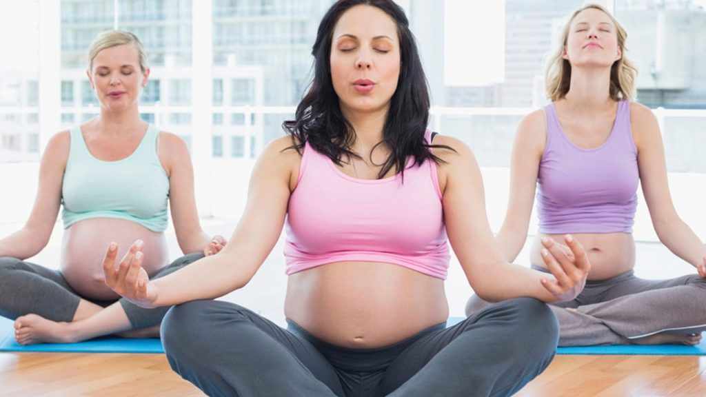 йога и пилатес для беременных